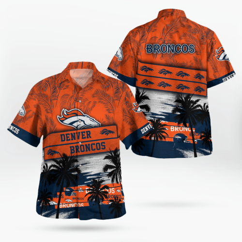 Denver Broncos Tropical Hawaii Shirt Gift