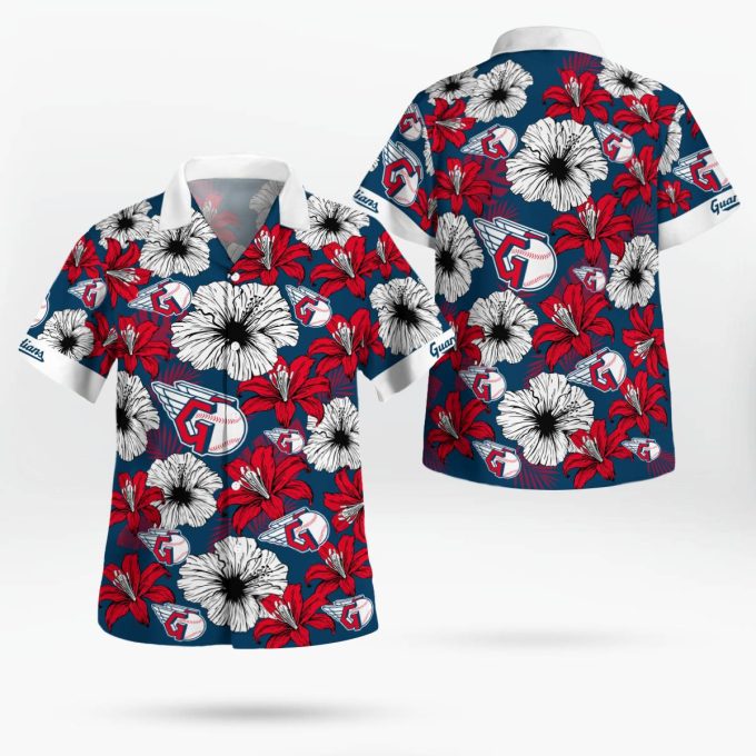 Cleveland Guardians Tropical Floral Hawaiian Shirt – Aloha Style