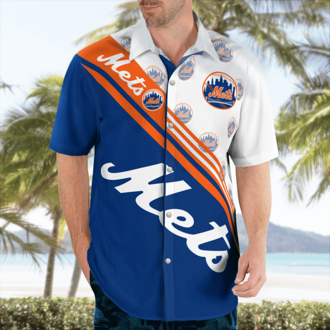 New York Mets Hawaiian Shirt – Standard Paradise Design