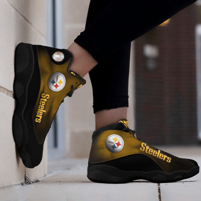Pittsburgh Steelers Step with Pride Jordan 13 Shoes