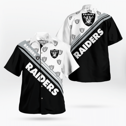 Las Vegas Raiders Standard Paradise Hawaiian Shirt