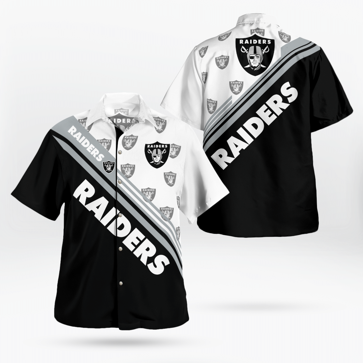 Las Vegas Raiders Standard Paradise Hawaiian Shirt Las Vegas Raiders Standard Paradise Hawaiian Shirt