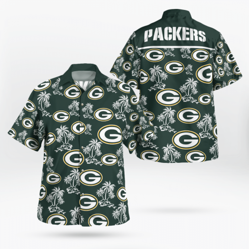 Green Bay Packers Tropical Hawaii Shirt Gift