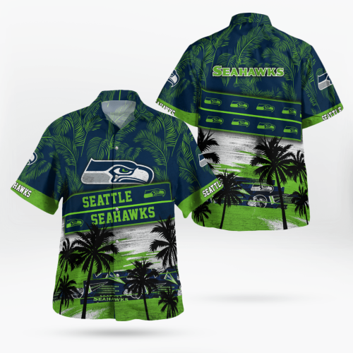 Seattle Seahawks Tropical Hawaii Shirt Gift