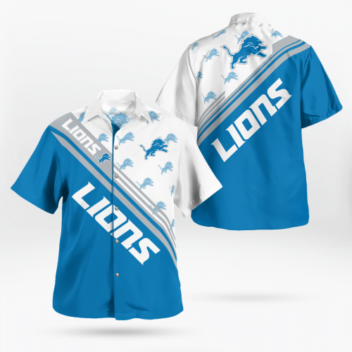 Detroit Lions Standard Paradise Hawaiian Shirt