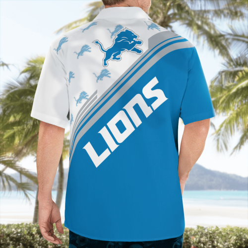 Detroit Lions Standard Paradise Hawaiian Shirt