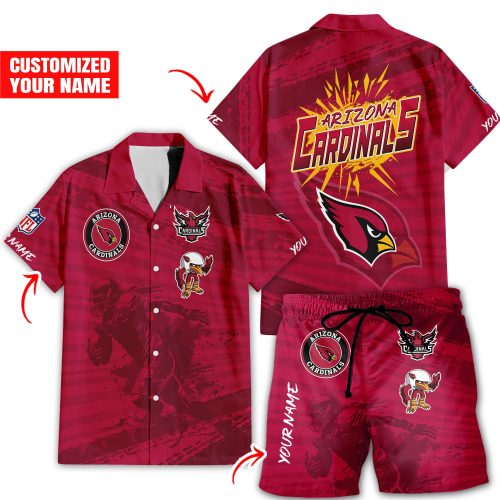 Arizona Cardinals Hawaiian Shirt Full Set 2