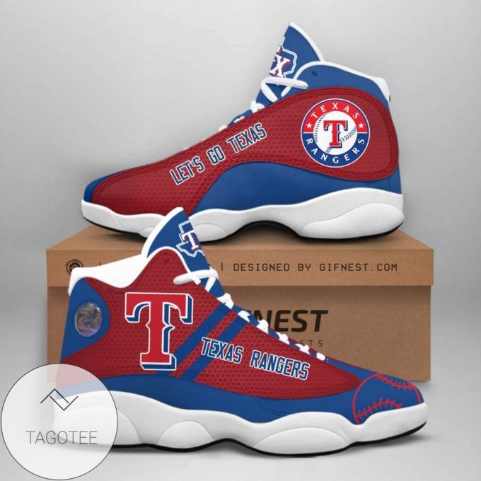 MLB Texas Rangers Air Jordan 13 Shoes V2- Unisex Shoes Gift