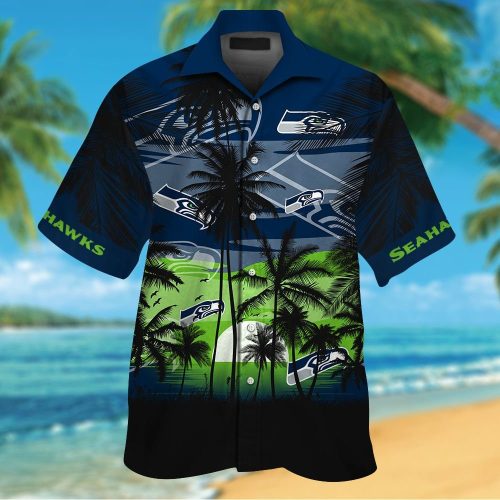 Nfl Seattle Seahawks Tropical Hawaiian Shirt