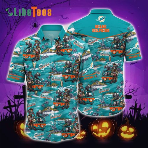 Miami Dolphins Hawaiian Shirt, Killer Team, Button Down Hawaiian Shirt  Perfect Gifts For Your Loved Ones