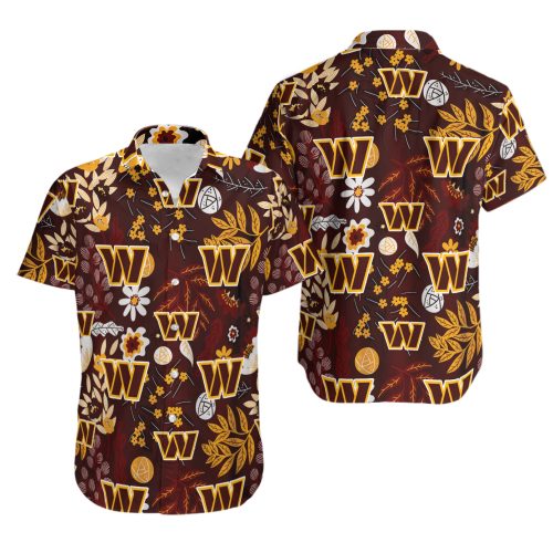 NFL Washington Commanders Aloha Version Hawaiian Shirt Men & Women Aloha Shirt