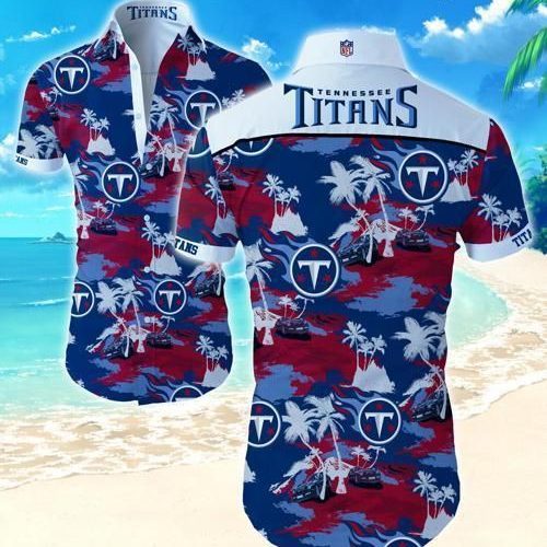 Tennessee Titans Coconut Tree Hawaiian Shirt