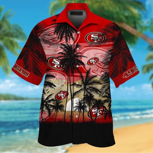 Nfl San Francisco 49Ers Tropical Hawaiian Shirt