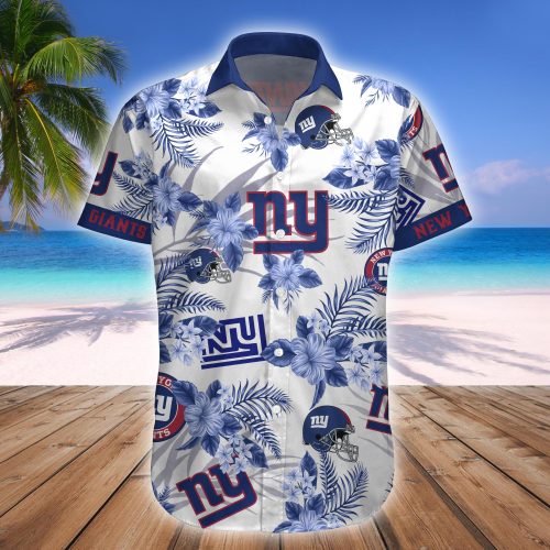 New York GiantsNFL Floral Hawaii Shirt Gift