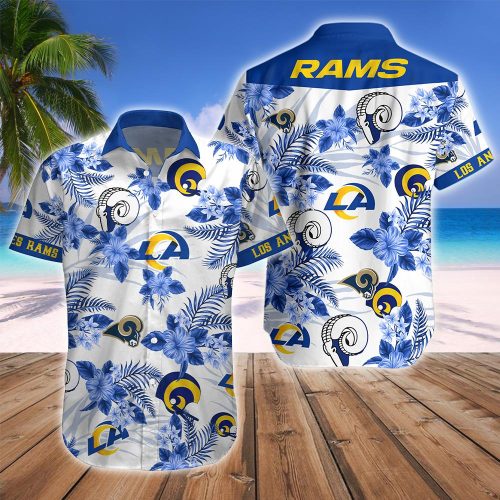 Los Angeles RamsNFL Floral Hawaii Shirt Gift
