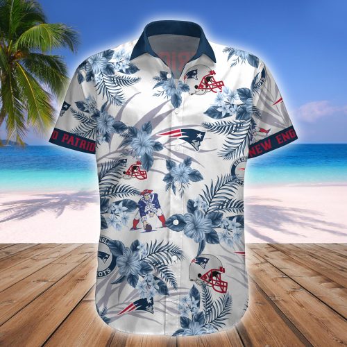 New England PatriotsNFL Floral Hawaii Shirt Gift