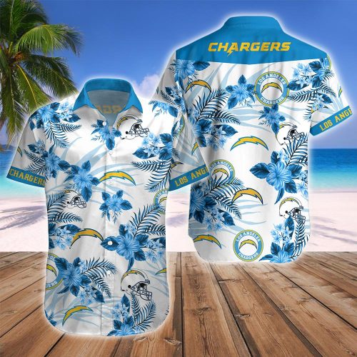Los Angeles ChargersNFL Floral Hawaii Shirt Gift