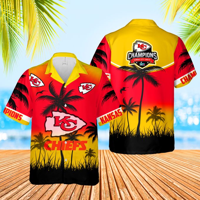 Kansas City Chiefs Super Bowl Champions Hawaii Shirt V3