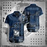 Dallas CowboysNFL Skull Hawaiian Shirt