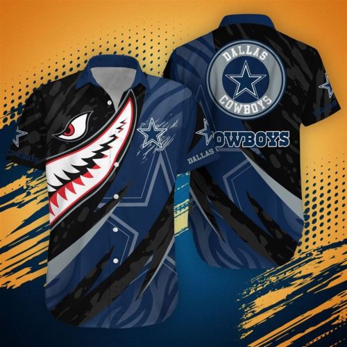Dallas CowboysNFL Shark Hawaiian Beach Shirt