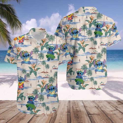 Disney Hawaiian Shirt - Tropical Print Aloha Shirt for Men
