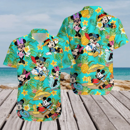Authentic Disney Hawaii Shirt    - Limited Edition Aloha Print!