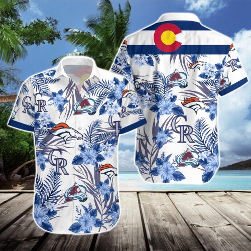 Denver NUGGETS Colorado ROCKIES Colorado AVALANCHE Hawaiian Shirt – SP25042344ID02