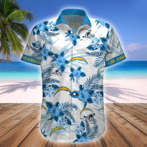 Los Angeles ChargersNFL Floral Hawaii Shirt Gift