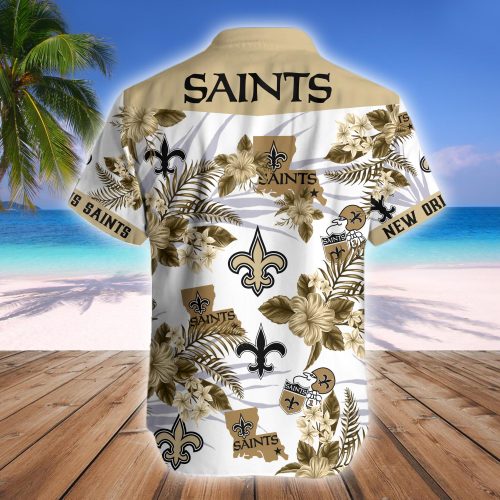 New Orleans SaintsNFL Floral Hawaii Shirt Gift