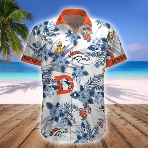 Denver BroncosNFL Floral Hawaii Shirt Gift