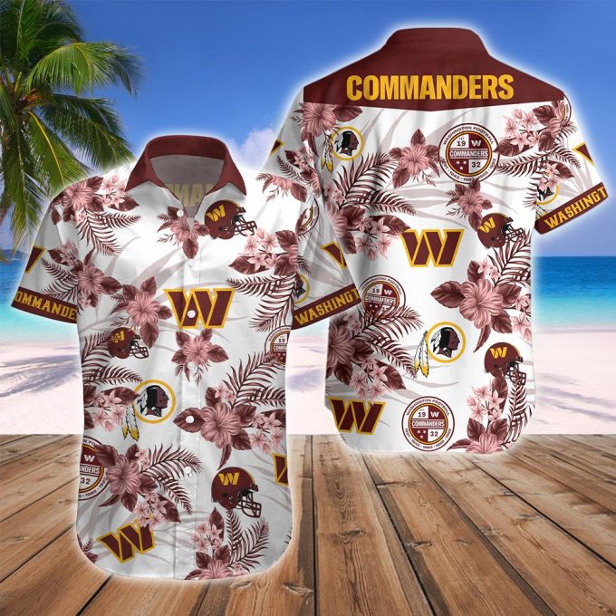 Washington CommandersNFL Floral Hawaii Shirt Gift