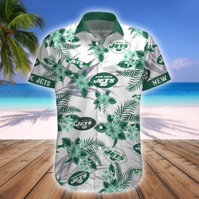 New York JetsNFL Floral Hawaii Shirt Gift
