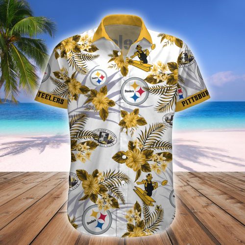 Pittsburgh SteelersNFL Floral Hawaii Shirt Gift