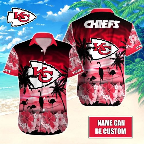 Custom Kansas City Chiefs Nfl Hawaiian Shirt  Gift