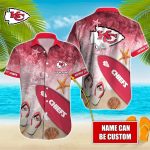 Custom Kansas City Chiefs Nfl Hawaiian Shirt  Gift