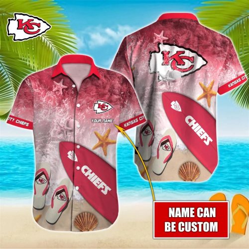 Custom Kansas City Chiefs Nfl Hawaiian Shirt  Gift
