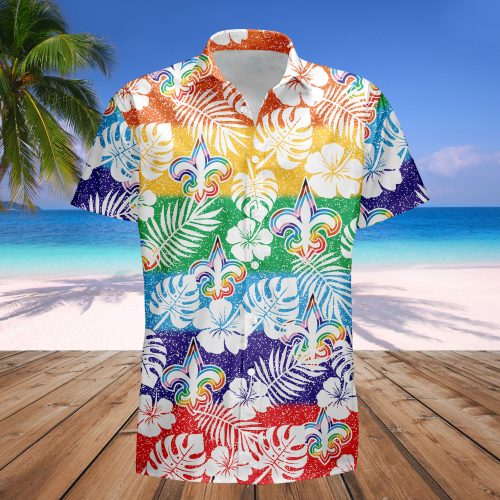 New Orleans SaintsNFL LGBT Hawaii Shirt Gift