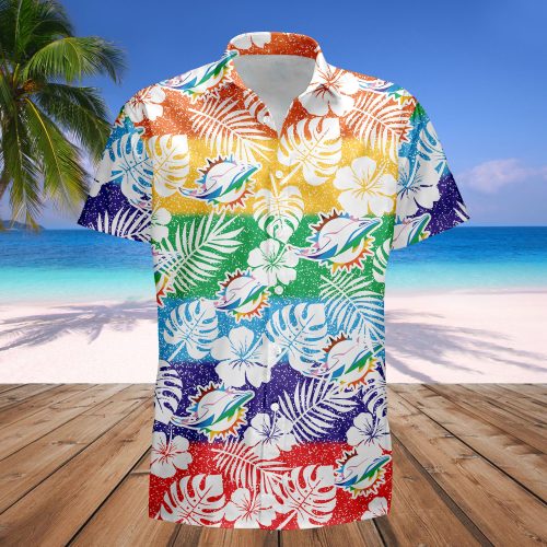 Miami DolphinsNFL LGBT Hawaii Shirt Gift
