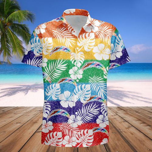 Los Angeles ChargersNFL LGBT Hawaii Shirt Gift