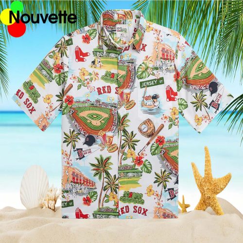 Official Boston Red Sox Scenic Hawaiian Shirt – Limited Edition