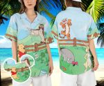 Winnie the Pooh and Pals Hawaiian Aloha Shirt – Disneyland Button Beachwear