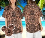 Maui Hawaiian Shirt for Men – Moana Beach Aloha Shirt for Disneyland Theme Park & Vacation