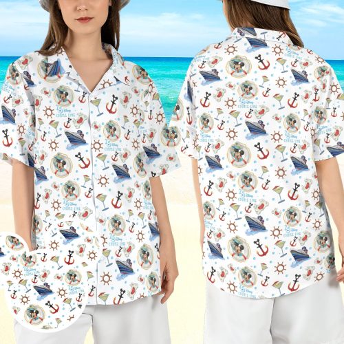 Cruise Line 25th Anniversary Hawaiian Shirt, Silver Anniversary At Sea Hawaii Shirt, Disneyland Mickey Magical Cruise Beach Aloha Shirt