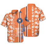Orange White Houston Astros Hawaiian Shirt – Perfect Summer Gift for Baseball Fans