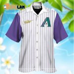 Custom Arizona Diamondbacks White Hawaiian Shirt – Personalized Fan Gear