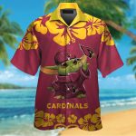 Arizona Cardinals & Baby Yoda Hawaiian Shirt Gift for Men Women #2