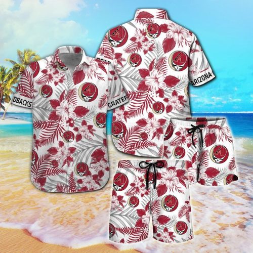 Arizona Diamondbacks Grateful Dead Hawaiian Shirt – Unique MLB Fan Apparel