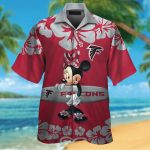 Atlanta Falcons & Minnie Mouse Hawaiian Shirt