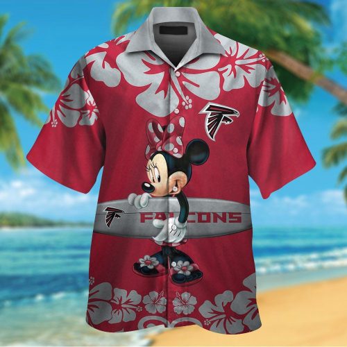 Atlanta Falcons & Minnie Mouse Hawaiian Shirt