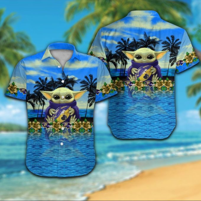 Baltimore Ravens Hawaiian Shirt Gift for Men Women #9